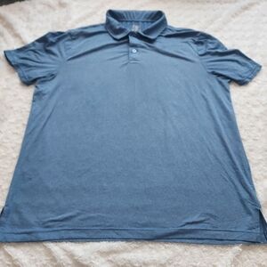 32 Degrees Men's Blue Polo Shirt Athleisure Active Comfy